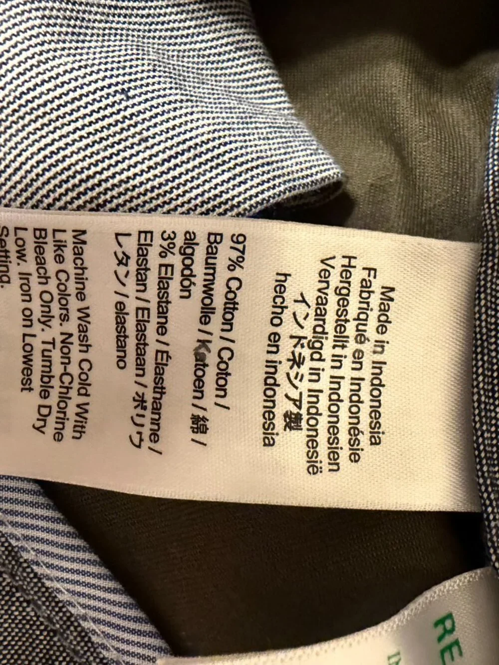 J. Crew 484 Slim Fit Chino in Olive/Khaki